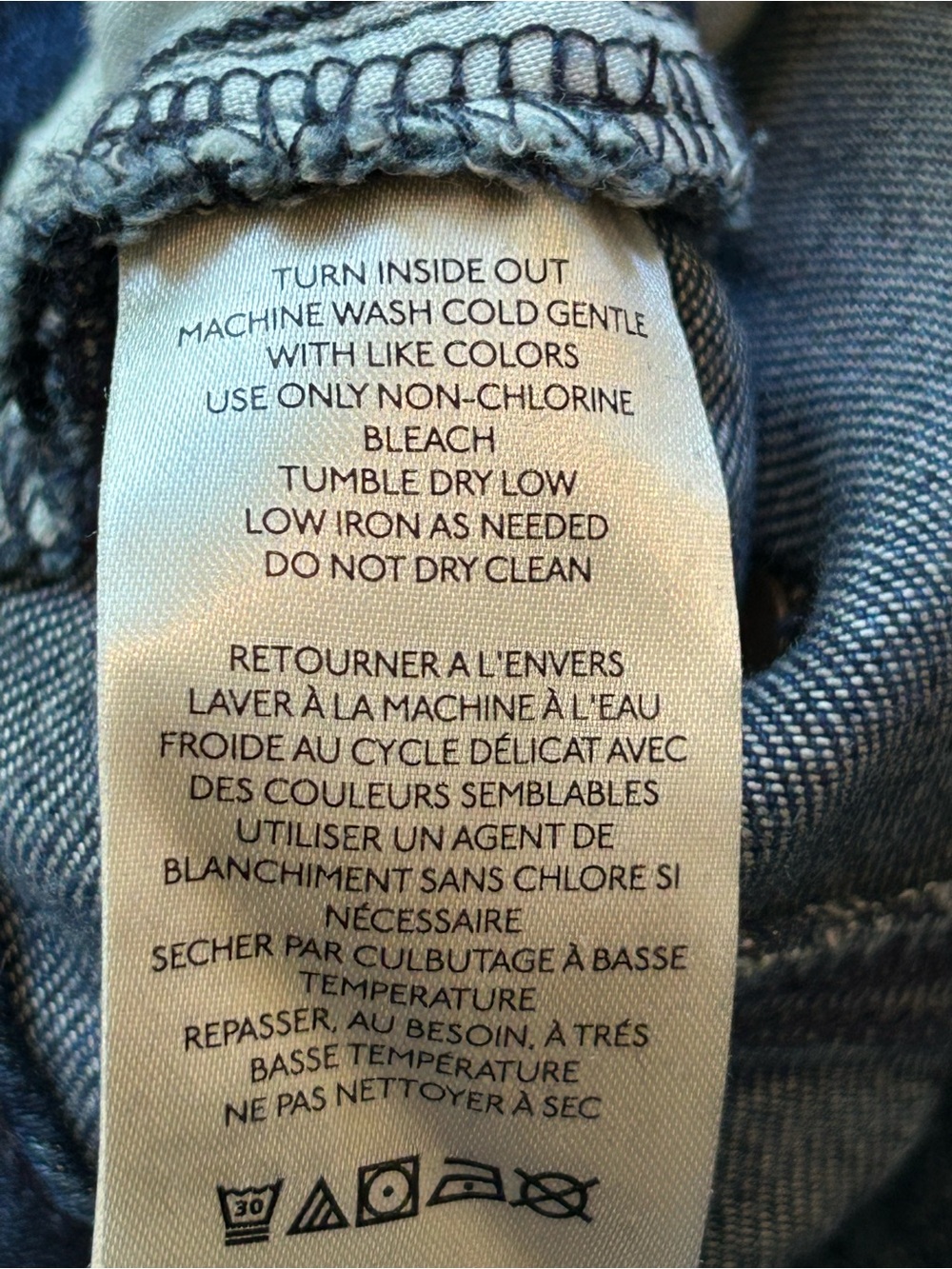 Pilcro Embellished Flare Leg Jeans - Dark Blue - Picture 7 of 8